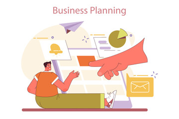 Small business. Starting and developing a new start-up or local