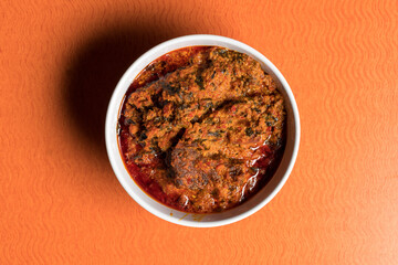 Nigerian peppered cow skin