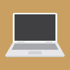 Laptop, gadget, technology icon vector illustration symbol