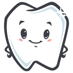 Cartoon Baby Tooth