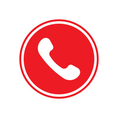 Telephone icon vector on trendy design