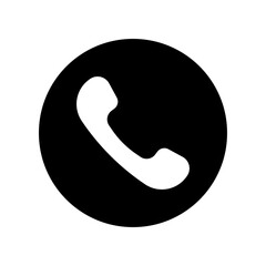 Telephone icon vector on trendy design