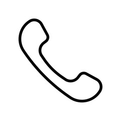 Telephone icon vector on trendy design