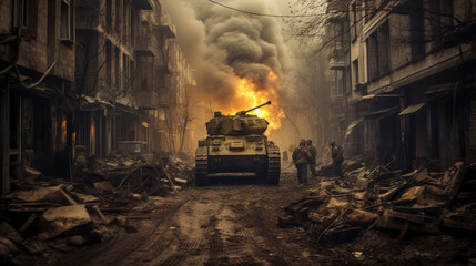 Echoes of Conflict: Capturing the Reality of the War in Ukraine. Generative AI