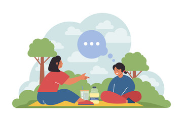 Children exploring nature on summer holidays. Active outside