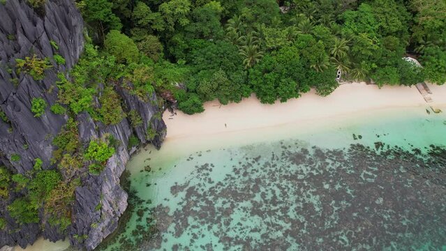 Drone footage of Philippines beaches captures the mesmerizing beauty of this tropical paradise. From the crystal-clear turquoise waters to the pristine white sandy shores.