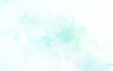 Abstract Watercolor shades blurry and defocused Cloudy Blue Sky Background, blurred and grainy Blue powder explosion on white background. blue watercolor gradient paint grunge texture background.