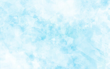 Abstract Watercolor shades blurry and defocused Cloudy Blue Sky Background, blurred and grainy Blue powder explosion on white background. blue watercolor gradient paint grunge texture background.