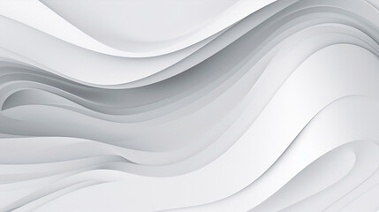 White wavy background