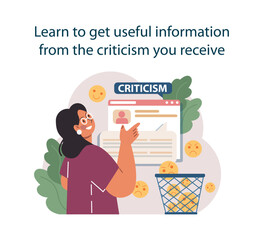 How to deal with judgement at work. Employee dealing with pressure