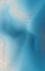 Blue curve abstract background,created with generative ai tecnology.