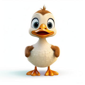 Cute 3D Duck