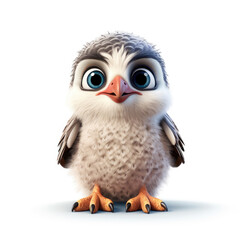 Cute 3D Falcon