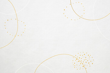 Abstract modern Japanese paper texture for backgrounds and frames. Luxury gold wavy patterned Japanese washi paper texture. 