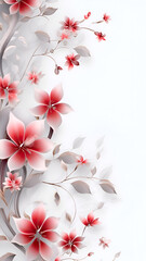 3D floral mobile backgrounds