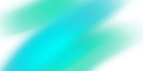 Abstract gradient background with grain texture. Light blue, aqua, teal, turquoise, green pastel colors.