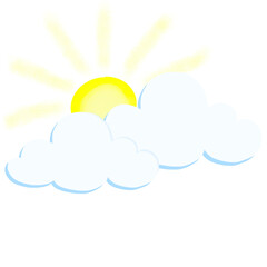 sun and clouds