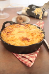 gratin de coquillettes au fromage