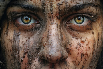 A living portrait awash with unique details each bringing its own unique story.. AI generation