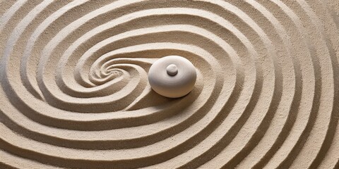 Fototapeta na wymiar kahuna stone art and spirals on sand