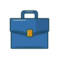 portfolio briefcase isolated on white background vector illustration design icon