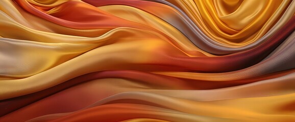 Fototapeta premium Abstract background with waves. AI generated art illustration.