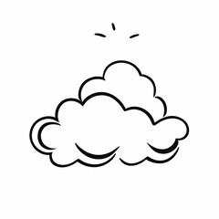Fototapeta premium Weather cloud
