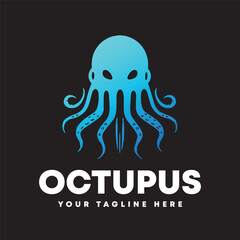 Octopus Logo Design Minimal Modern Octopus Logo Design
