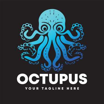 Octopus Logo Design Minimal Modern Octopus Logo Design