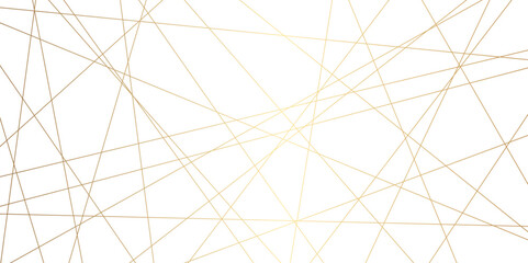 Abstract luxury premium shiny golden random chaotic square and triangle wave lines background. Vector, illustration