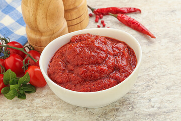 Natural organic pure tomato pasta