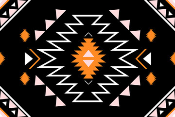 Geometric ethnic seamless pattern. Native American, Indian, African, Moroccan, Mexican, Peruvian style. Design for clothing, fabric, wallpaper, carpet, textile, tile, wrapping, accessories, rug