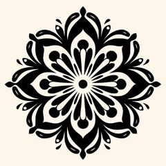 Mandalas vector for logo or icon,clip art, drawing Elegant minimalist style,abstract style Illustration