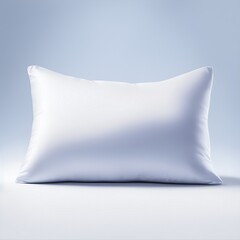 A soft comfortable pillow on white background for sweet dreams