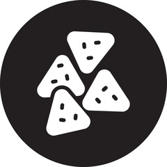 nachos glyph icon