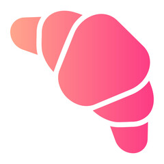 croissant gradient icon