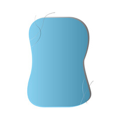 Vector illustration blue frame suitable for your design