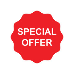 special offer sign icon vector