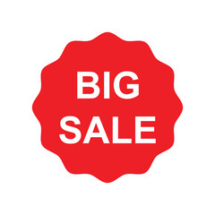 big sale sign icon vector