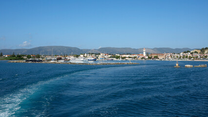 Obraz premium port of Zakynthos town on Zakynthos Island, Greece