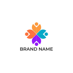ILLUSTRATION ABSTRACT FLOWER NATURE. ECO ELEMENT LOGO ICON DESIGN VECTOR FOR YOUR BRAND, BUSINESS