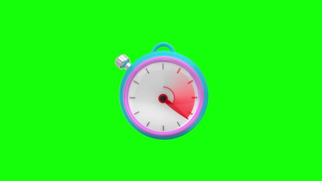 Alarm Clock / Clock / Watchtime / Timer Animated with markers of time / period / cycles. Are 12 markers with filled red strip trail with initiator, evolving time and finalization