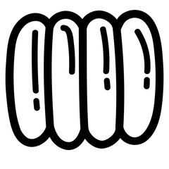 jelly line icon style