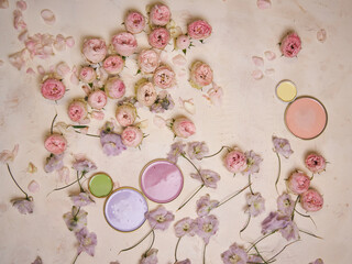 flowers color pallet mood board