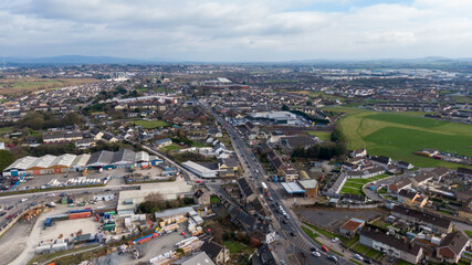Fototapeta na wymiar Limerick, Clare St., Ireland 05-March,2023