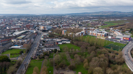 Obraz premium Limerick, Clare St., Ireland 05-March,2023