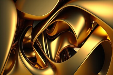 Abstract metallic background with some smooth lines in it