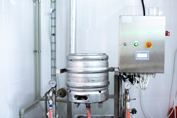 stainless steel equipment for pure water production on the factory