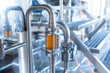 alcohole beer production equipment, glass dioptre to control the drink quality
