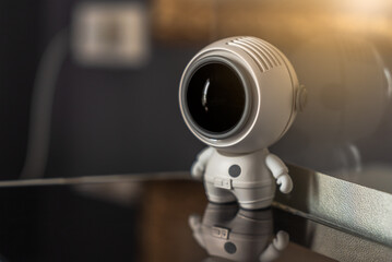 Wireless surveillance camera mini robot 